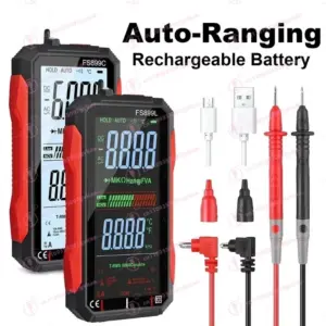 1PC FS899L Smart Digital Multimeter with 4.8-Inch HD Color LCD Auto Range NCV Live Wire Detection for Electrical Measurement