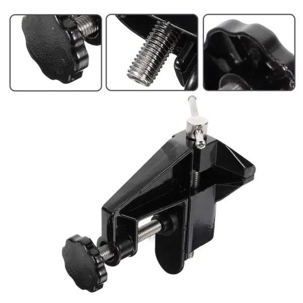 Mini Table Clamp Aluminum Alloy Small Vise Portable Workbench Tool Drill Press Vise Jewelry Hobby Clamp for Precision