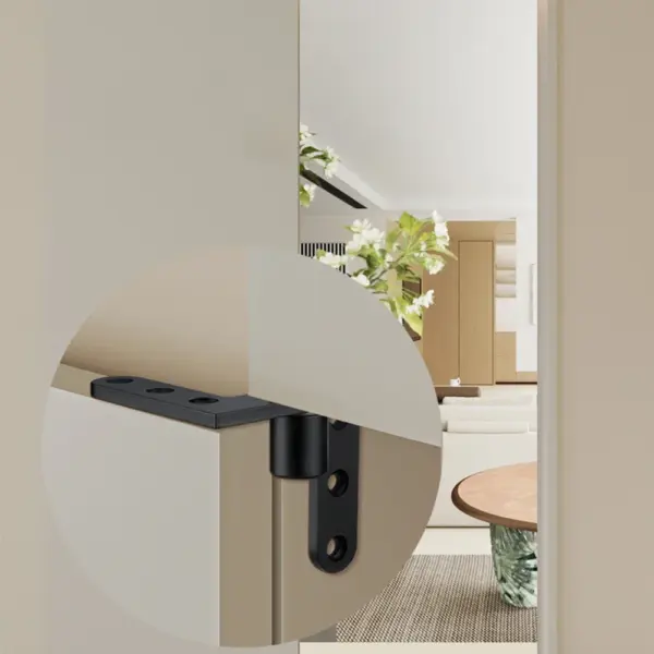 Invisible Door Hinge Heavy Duty Hinge Office Renovation Home Improvement Seamless Appearance Easy Installation