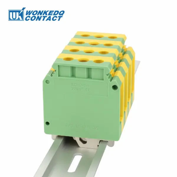 USLKG35 Ground UK Terminal Block 35mm² Cable Screw Connector USLKG 35 Din Rail Mounting Earthing Contact