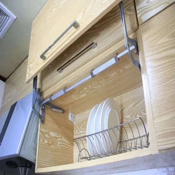 Lift Up Mechanism Support Buffer style Vertical Swing  Stay Pneumatic Kitchen Hinge Gas Microwave Front Panel