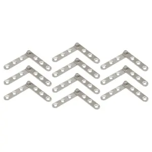 10Pcs Stainless Steel Hidden Pivot Hinges 360 Degree Rotating Heavy Duty Cabinet Door Hinges for Smooth Silent Operation