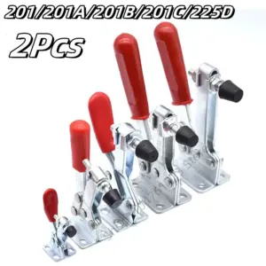 2Pcs Horizontal Quick Release Toggle Horizontal Clamps Woodworking  Fixture Latch  GH-201/201A/201B/201C/225D Fix Clip Tool