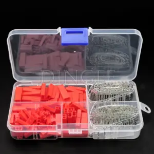 50set 2.54mm JST SYP 2P 2Pin Female & Male Red Plug Housing Crimp Terminal Connector Kit JST-SYP-2A for RC Lipo Battery