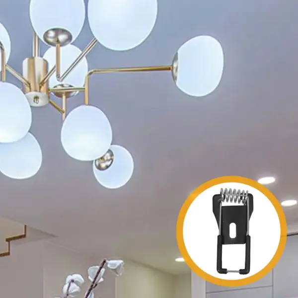 20Pcs Downlight Recessed Light Clips Ceiling Light Spring Clamp Lighting Accessories Strong Fastening Robust Construction Easy