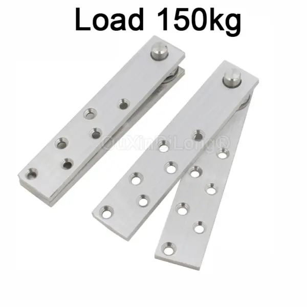 1PCS Heavy Duty Pivot Hinge Stainless Steel Shaft Hinge 360 Degree Rotation Upper and Down for Wooded Doors Load 150kg GF1317