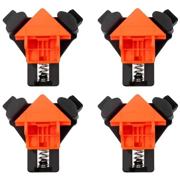A59Z-90 Degree Angle Clamps Woodworking Corner Spring Clip Right Angle Clips Fixer Tools