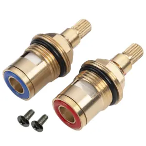 G1/2" Brass Replacement Tap Valve Universal Faucet cartridge for Kitchen, Shower Bathroom Faucet Replace Accessories