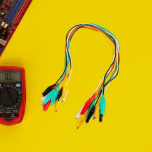 10Pcs Alligator Clip Test Leads Versatile Dual End Metal Wire Connectors for Electrical Repair Soldering Micro Alligator Clips