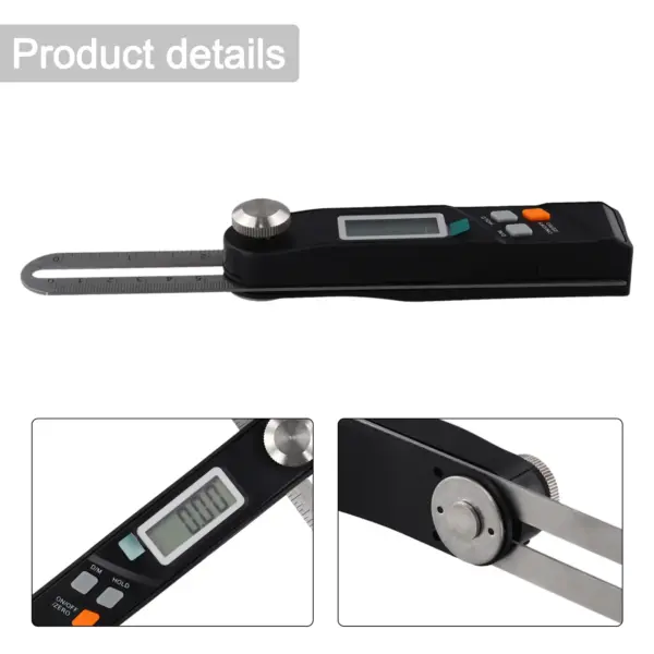 Tools Digital Angle Ruler 320mm 12.60in Stainless Steel Plastic Angle Finder Digital Protractor Electronic Sliding