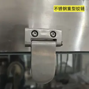Stainless Steel 180 Degree Rotating Hinge for Industrial Equipment Doors Cabinets And Box Transportation Heavy Duty Hardware