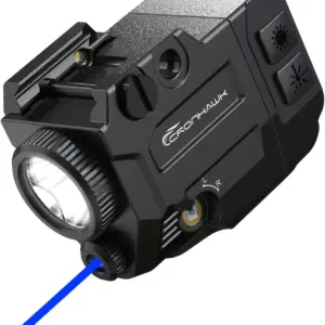 Blue Laser Sight Compatible with Picatinny Rail fit Pistol Glock Full Size Rechargeable Handgun Blue Laser Beam Magnetic Chargin