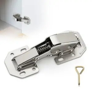 Pack Soft Close Hidden Hinges Surface Mount Kitchen Cabinet Hinges, No Pre-drilled Heavy Duty for Kitchen Cabinet Cupboard Door