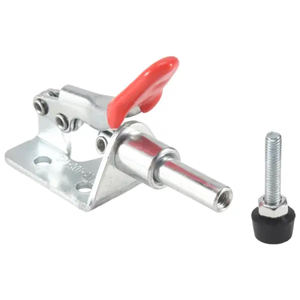 A55F-4Pcs GH-301AM 45Kg Toggle Clamp Quick Release Pull Action Vertical/Horizontal Type Clamps Hand Tool For Woodworking