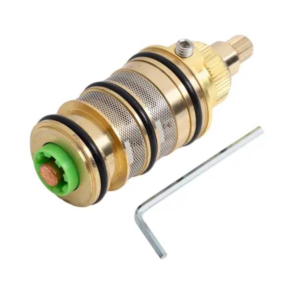 Plumbing Fixtures Thermostatic Spool Valves Repair Kit Thermostat Cartridge Brass Replacement Faucet Shower Valve