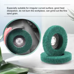Angle Grinder Wheels 5Pcs Nylon Fiber Flap Wheels Polishing Buffing Wheel Scouring Pad Grinding Disc for Angle Grinder for Metal