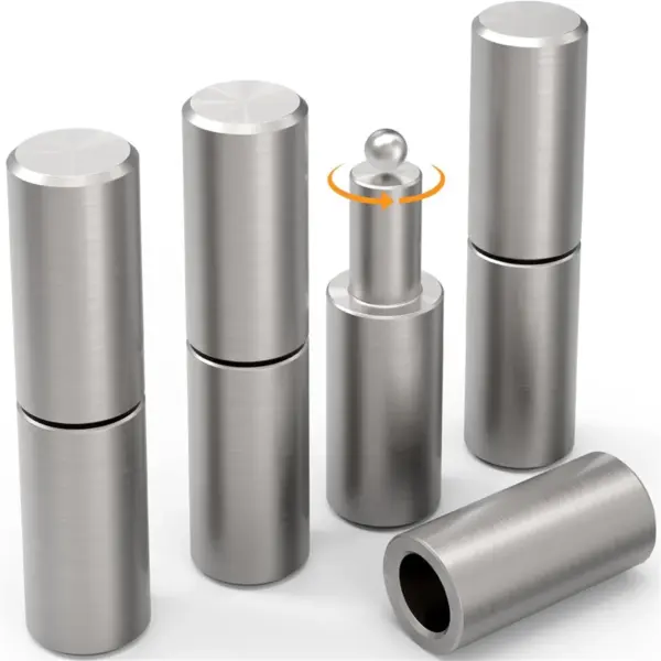 ABZV-Weldable Barrel Hinges 4Inch,4⅛ X 1 Inch Heavy Duty Gate Hinges,Weld on Hinges for Iron Door,Metal Gates,Ball Bearing