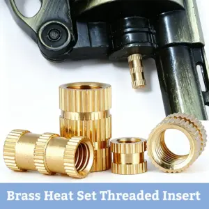 300/100pcs Premium Brass Threaded Inserts M3 M4 M5 M6 Female Knurled Metric Insert Nuts Heat Set Inserts for Plastic 3D Printing