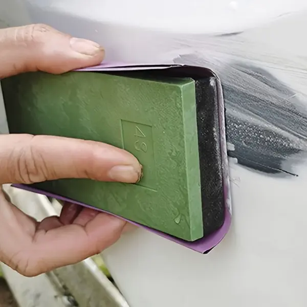 Sanding Block For Car Auto Body Repair, Rigid Foam Sandpaper Holder, Polishing Grinding Tool,Wall Woodworking Polishing-2 Size