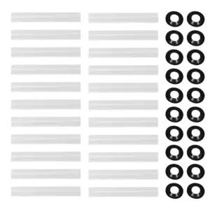 20pcs Quiet Roller Garage Door Rollers High Load Heavy Duty Garage Door Hinge Sleeves Precision Bearing Noise Reduction