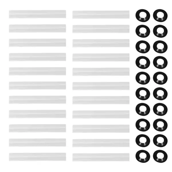 20pcs Quiet Roller Garage Door Rollers High Load Heavy Duty Garage Door Hinge Sleeves Precision Bearing Noise Reduction