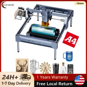 K15 Pro Laser Engraving Machine, 7W/12W Optional, Laser Cutter and Engraver for Wood, Leather and 100+ Materials, with Free App