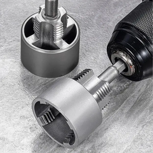 Integrated Pipe Threading Tool Electric Drill Internal External Threader Multifunctional Ergonomic Plumbing Accessories For