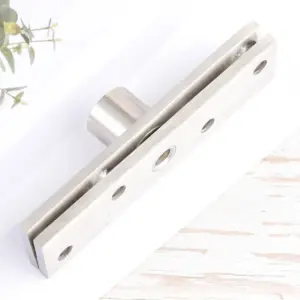 1Pcs Heavy Duty Stainless Steel Rotating Door Pivot Hinge 360 Degree Adjustable for Interior Doors Screens Furniture Cabinets