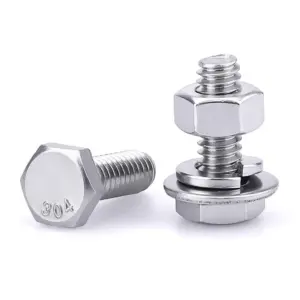 246/252pcs 304 Stainless Steel Hexagon Socket Bolts Nuts Flat Spring Washers Set British American 1/4 5/16 3/8 Bolts and Nuts