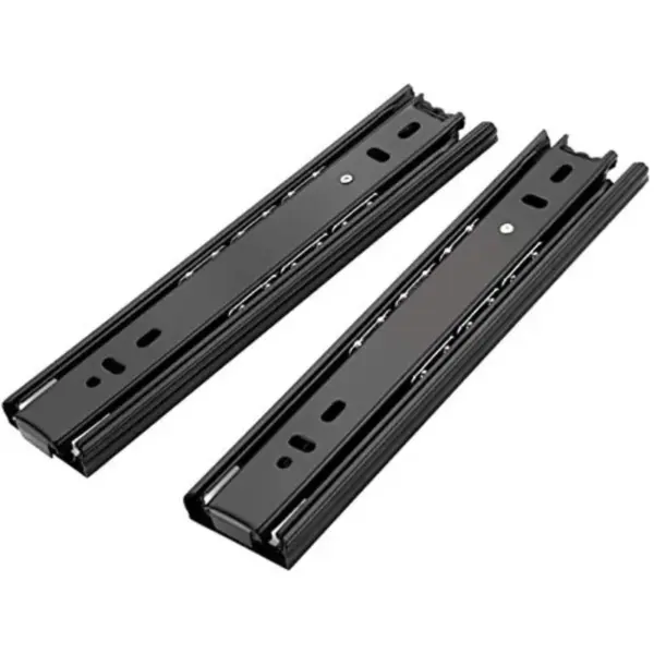 1 Pair 8 10 12 14 16 18 20 22 Inch 100 Lb Load Capacity Side Mount Bearing Rails Cabinet Dresser Full Extension Drawer Slides
