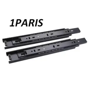 Drawer Slides Ball Bearing Full Extension Guide Heavy Duty 100LB Load Easy Installation for Kitchen Office Storage Drawers