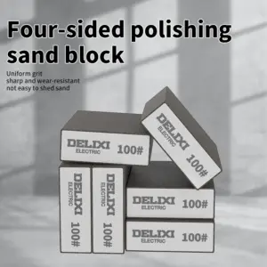 3/6Pcs Washable Sanding Sponges Wall Clean Grinding Brush Descaling Sand Wood Metal Derusting Polishing Blocks Brick 36 - 600#