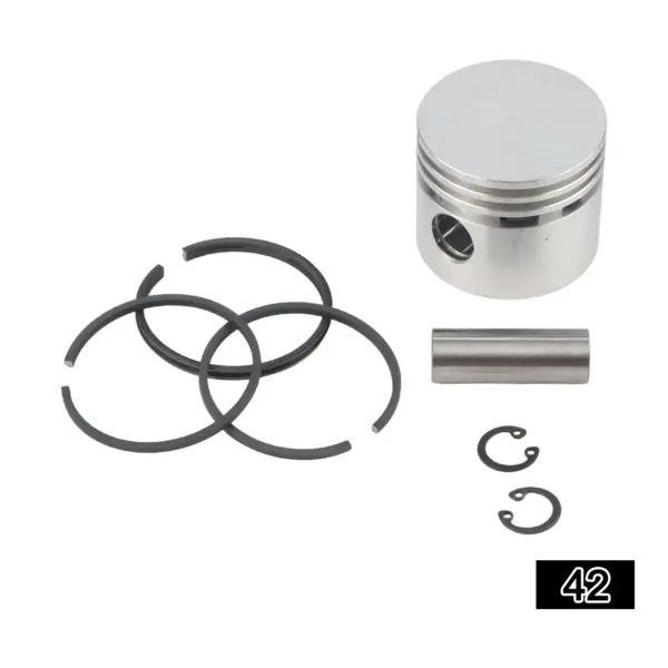 Air Compressor For Piston Replacement Set With 3 For Piston Rings 1 Retaining Pin And 2 Circlips For Standard For Piston Units