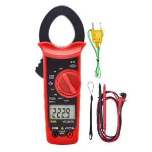 VC3267E Auto Range True RMS Multimeter Clamp Meter NCV Function Temperature Measurement AC DC Voltage Current Repair Tool