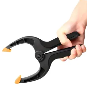 High-end 1pc  6/9 Inch Plastic Nylon Adjustable Woodworking Clamps Wood Working Tools Spring Clip Carpentry Clamps