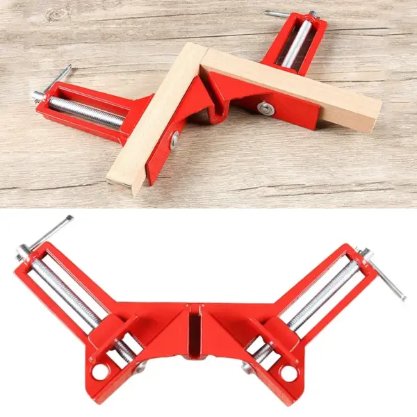 1PC Rugged 90 Degree Right Angle Clamp DIY Corner Clamps Quick Fixed Fishtank Glass Wood Picture Frame Woodwork Tool