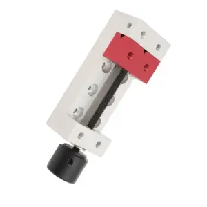 50mm Mini Drill Press Bench Vice CNC Machined Flat Clamp Flat Bench Vise Opening Parallel for DIY Engraving Machine