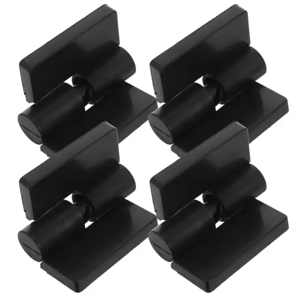 4Pcs Plastic Stainless Steel Heavy Duty Door Hinges Public Toilet Partition Accessories Smooth Operation Gate Hinges Glass