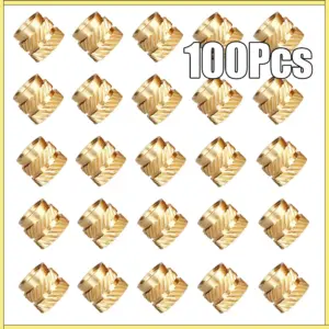 100pcs M3 M3*5.7-OD4.6 Thread Knurled Brass Threaded Heat Set Heat Resistant Insert Embedment Nut for 3D Printer accessories