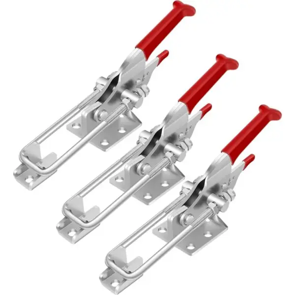 ABNL Heavy Duty Toggle Latch Clamp, 3 Pack Adjustable Latch Locks 2000Lbs Holding Capacity, For Industrial Equipment