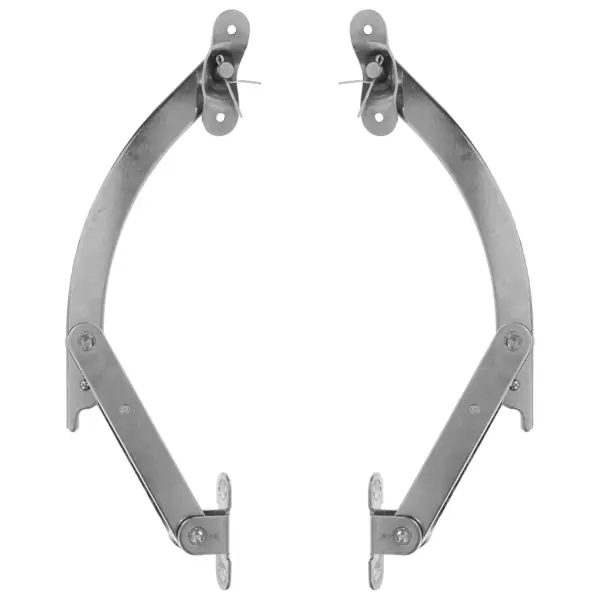 2pcs Heavy Duty Cabinet Door Support Rod Steel Material For Electrical Cabinet Stable Support Adjustable Stay Hinges