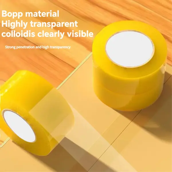 Packing Tape Clear Packaging Tape  Shipping Tape for Moving Boxes, Shipping, Office Moving Boxes