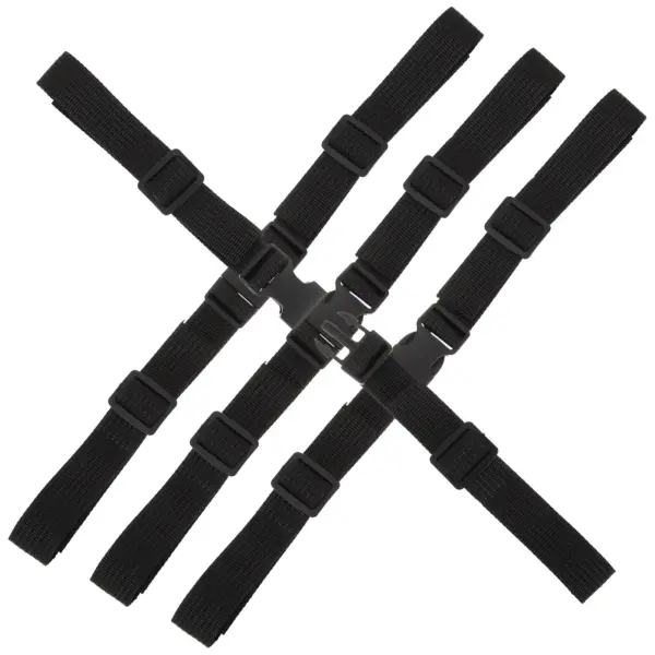 4Pcs Premium Ring Straps with Cam Buckles Adjustable Tie Down Straps for Suitcase Backpack Kayak Compression Packing Use