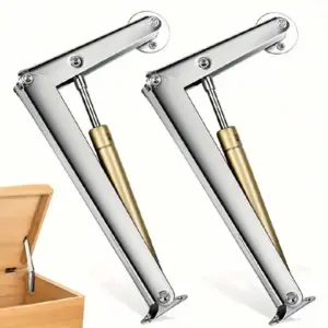 Heavy Duty Gas Springs 10KG Gas Struts Soft Close Lid Support Hinges Automatic Slow Lowering Safe Pneumatic Lid Lifters
