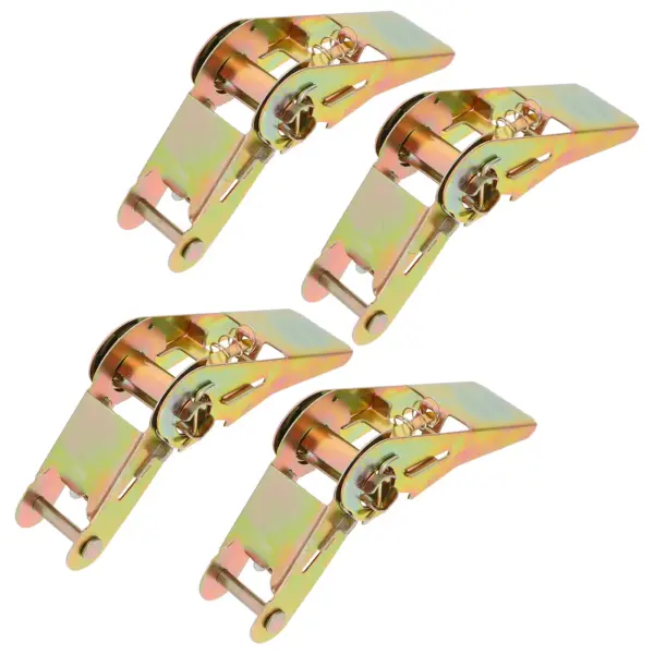 4Pcs Heavy Duty Ratchet Strap Buckle Precision Fastener for Cargo Travel Luggage Tie Down Strap Replacement Ratchet Tensioner