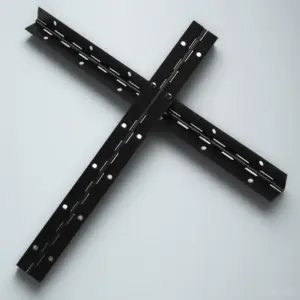 2 pcs Hinge Heavy Duty Iron Long Continuous Metal Hinges For Wood Cabinet Door Wear-Resistant