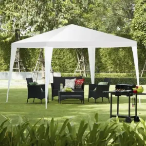 10x10 Feet Outdoor Mobile Gazebo Canopy Tent Events Wedding Party BBQ Patio Hut