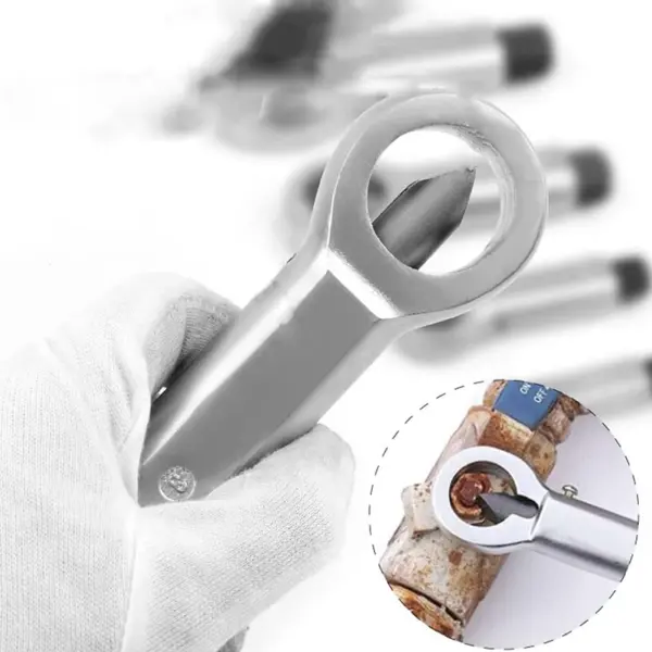 Nut Screw Splitter Set Nut Remover Tools, Steel Nut Remover Extractor Tools, Manual Pressure Nut Cracker Metal Splitter