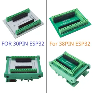 Din Rail Mounting DIN35 C45 Rail ESP32 Base Plate 3.96 Terminal Screw Terminal Block Adapter Module for Arduino Wifi BT IOT DIY