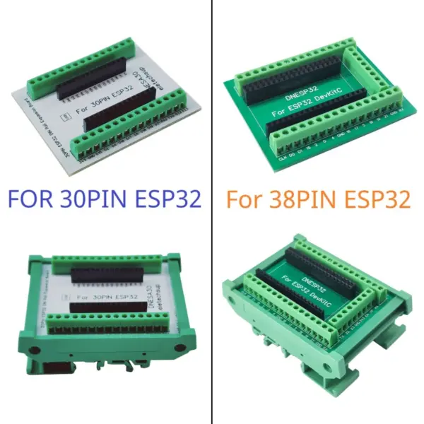 Din Rail Mounting DIN35 C45 Rail ESP32 Base Plate 3.96 Terminal Screw Terminal Block Adapter Module for Arduino Wifi BT IOT DIY